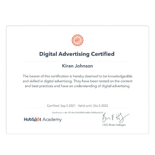 Digital Marketing Certification 3